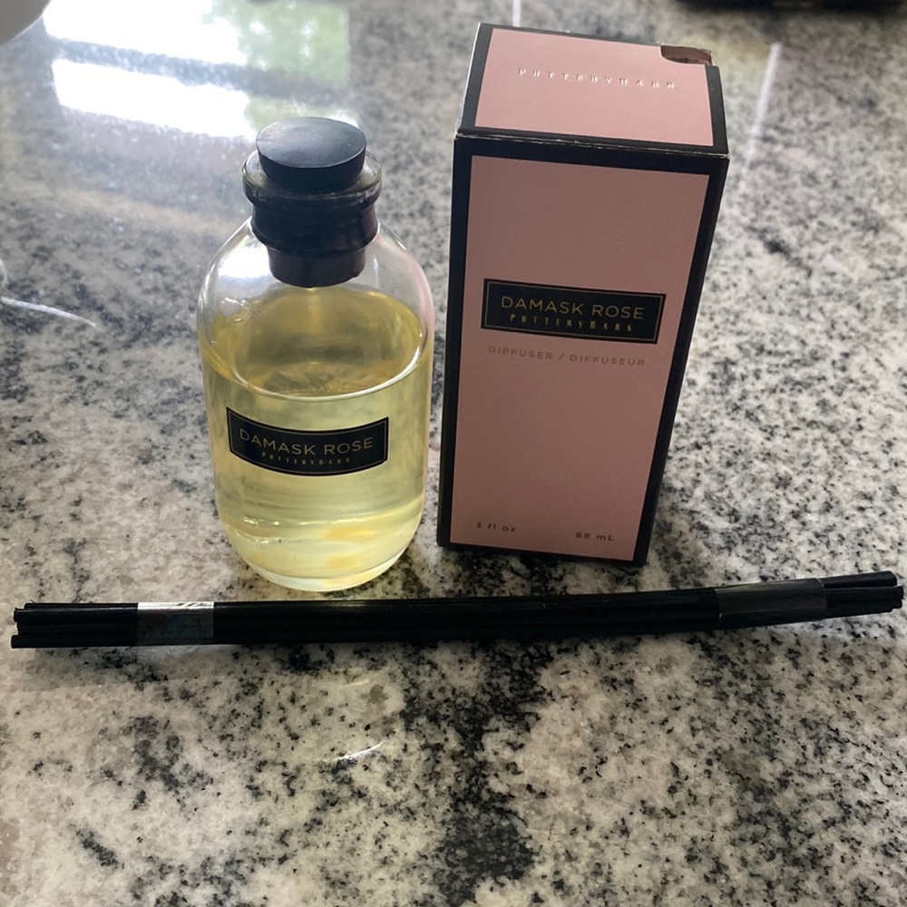 NWT never opened Pottery Barn Damask Rose Mini Diffuser